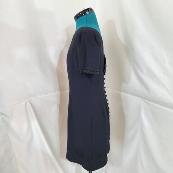 Vintage 1980s Donna Morgan Little Black‎ Dress - Size 8 - Picture 3 of 8